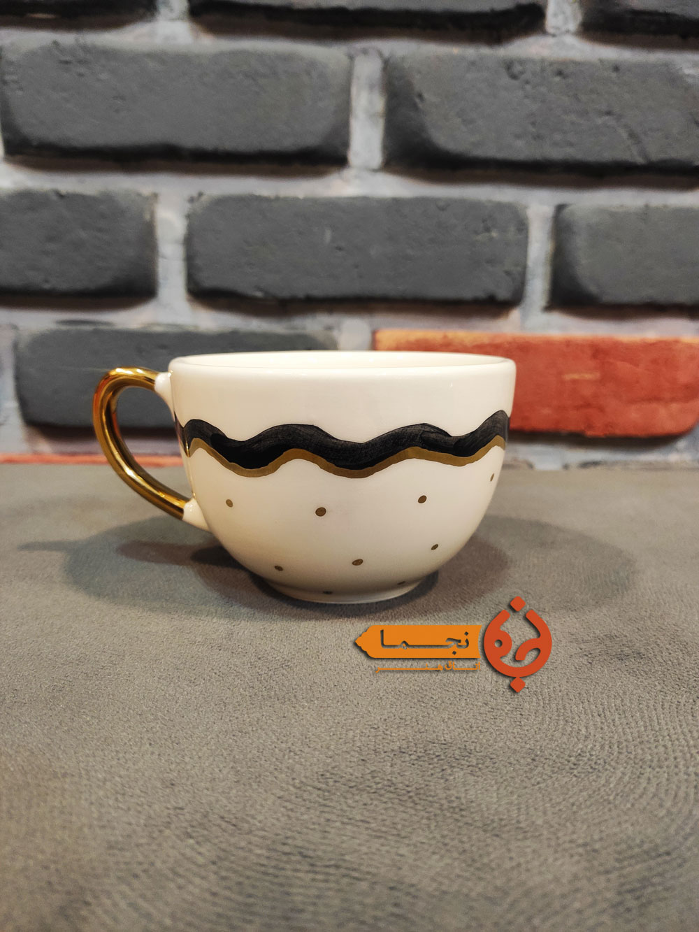 431HM07 ماگ دسته طلایی