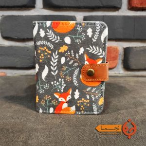 کیف پول کتی دکمه دار طرح روباه