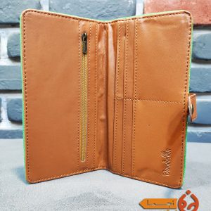 کیف پول پالتویی دکمه دار