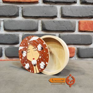 جعبه چوبی نقاشی شده با دست