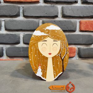جعبه چوبی پذیرایی نقاشی شده با دست
