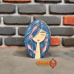 جعبه چوبی پذیرایی نقاشی شده با دست
