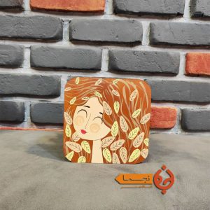 جعبه چوبی پذیرایی نقاشی شده با دست