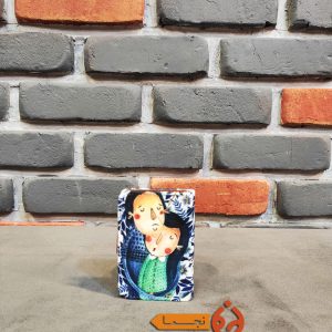 جاکارتی دکمه دار مخملی طرح دختر