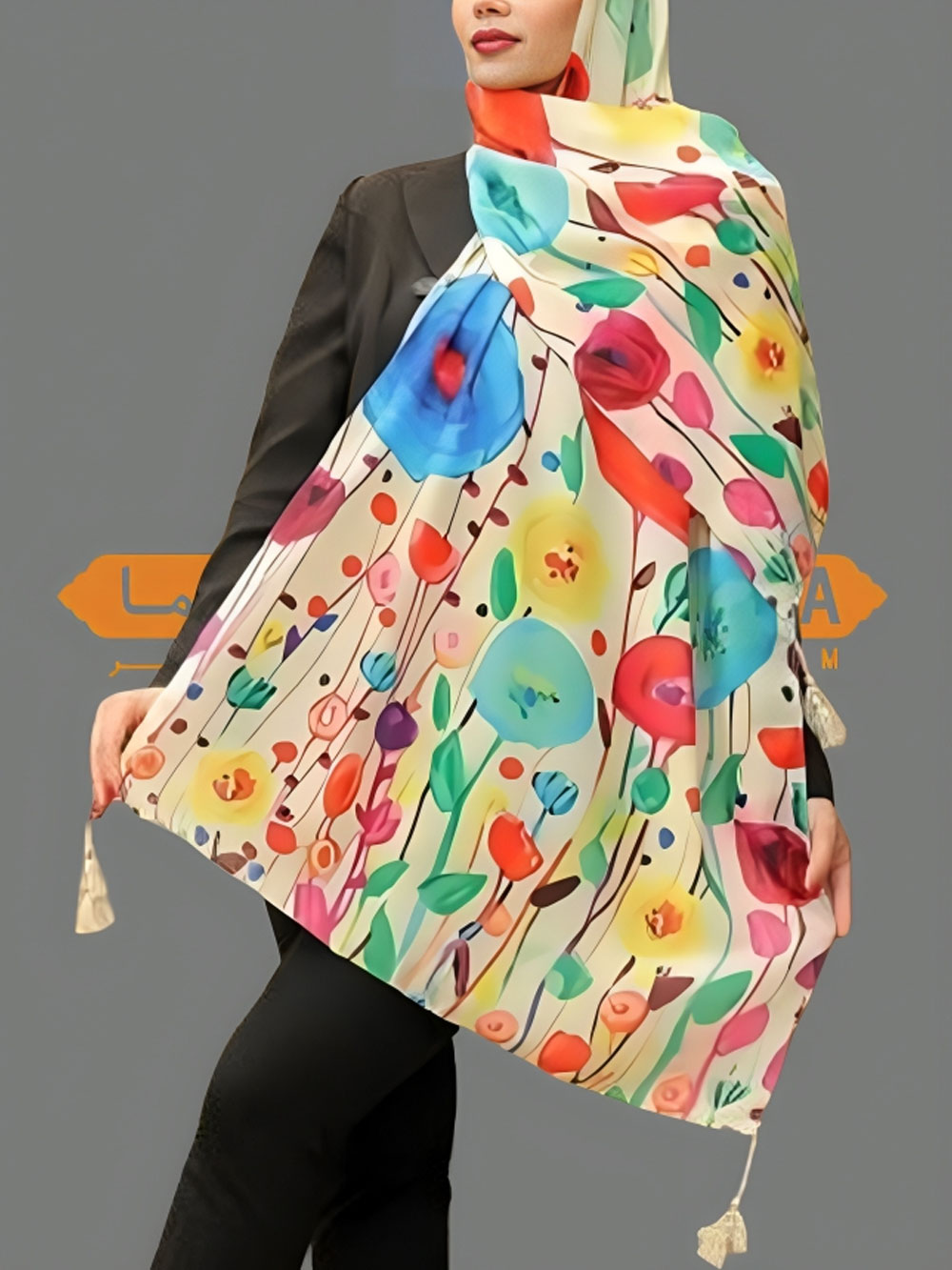 321K18-1nn شال نخی کد 321K18 - Image 1