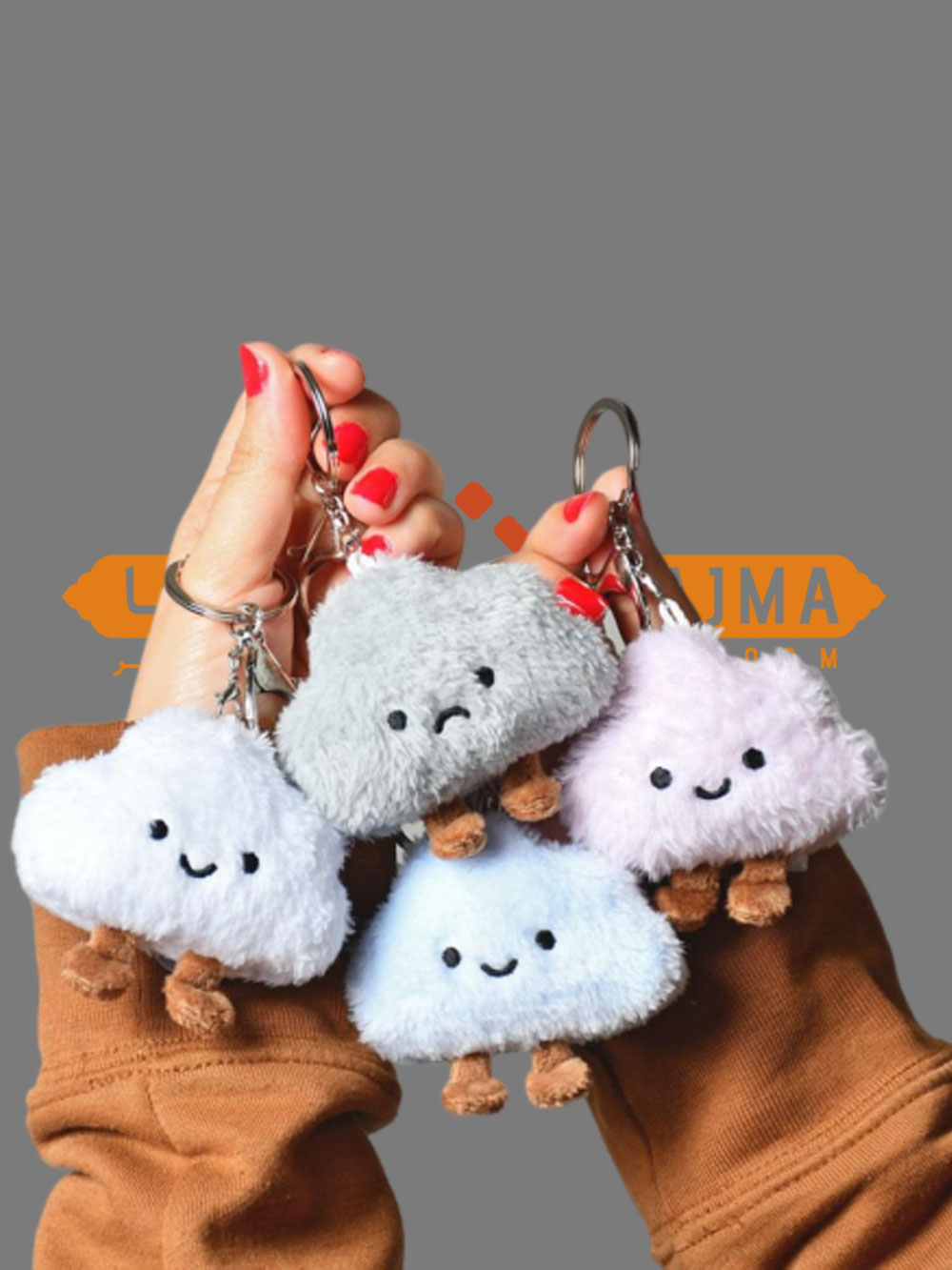 65SCC06 عروسک آویز و سرکلیدی ابر کد 65SCC06 - Image 1