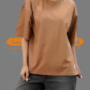 تیشرت لانگ نخی ساده