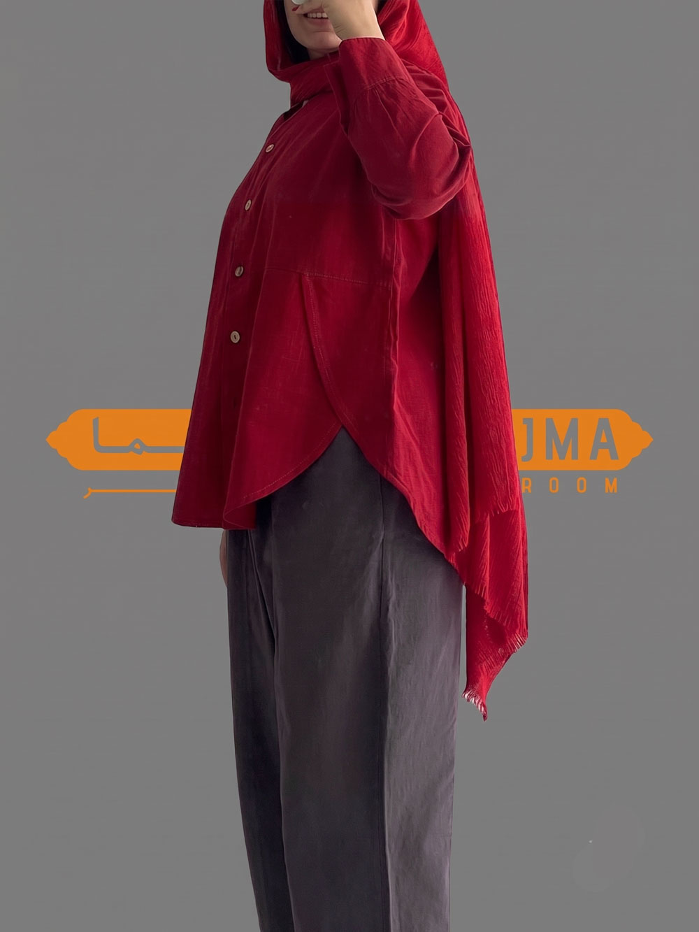 fshd-03 شومیز الیاف طبیعی کد fshd - Image 1